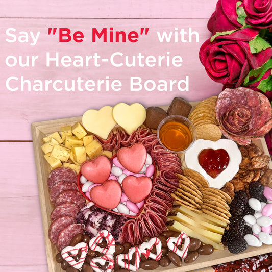 Valentine’s “Heart-Cuterie” Charcuterie Board